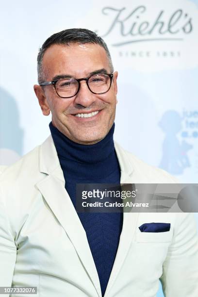 Actor Abel Arana attends 'Redondea Sonrisas' campaign party at Kiehl's boutique on December 04, 2018 in Madrid, Spain.