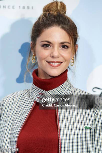 Manuela Velasco attends 'Redondea Sonrisas' campaign party at Kiehl's boutique on December 04, 2018 in Madrid, Spain.