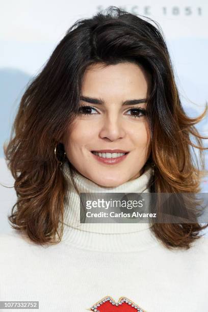 Actress Clara Lago attends 'Redondea Sonrisas' campaign party at Kiehl's boutique on December 04, 2018 in Madrid, Spain.