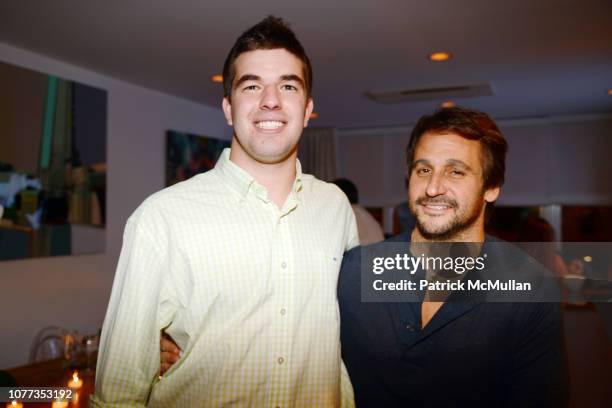 Billy McFarland and Todd Moscowitz attend ONE.1 Hosts Dinner to Celebrate the Opening of the Magnises Townhouse at Magnises, 22 Greenwich Ave on...