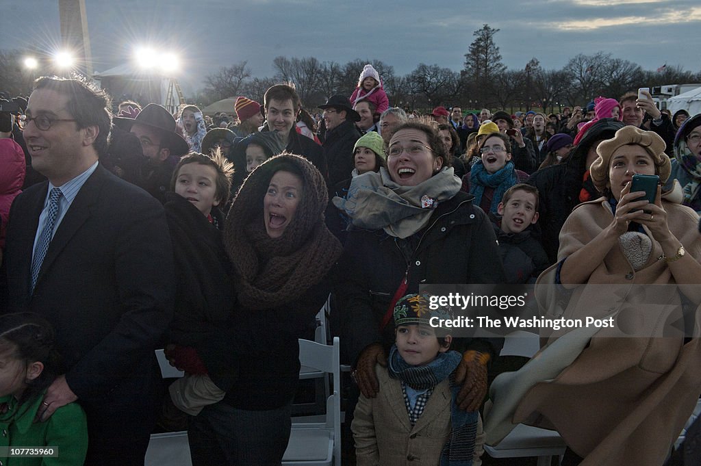 The lighting of the National Chanukah Menorah on the Ellipse on the first night of Chanukah.