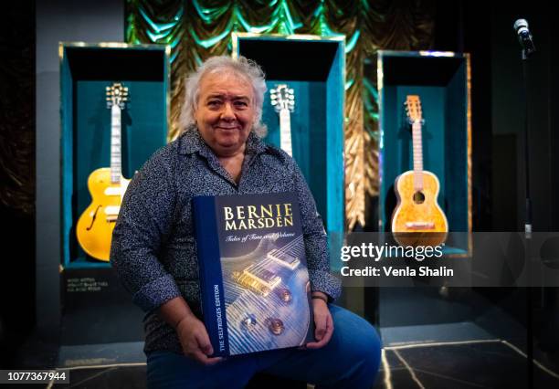 Whitesnake's Bernie Marsden poses during an in-store appearance at Selfridges on December 4, 2018 in London, England.