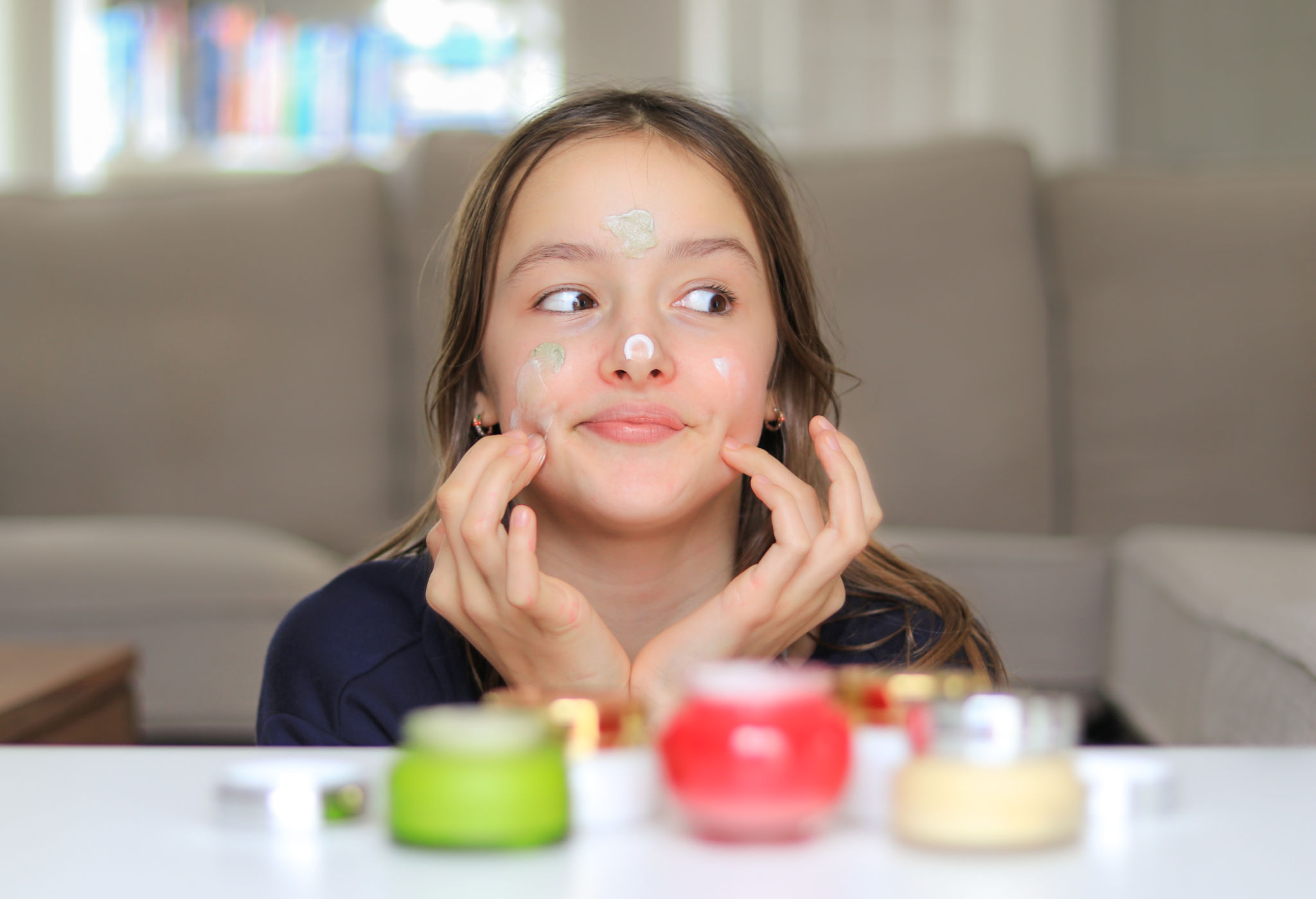 young tween girl skincare