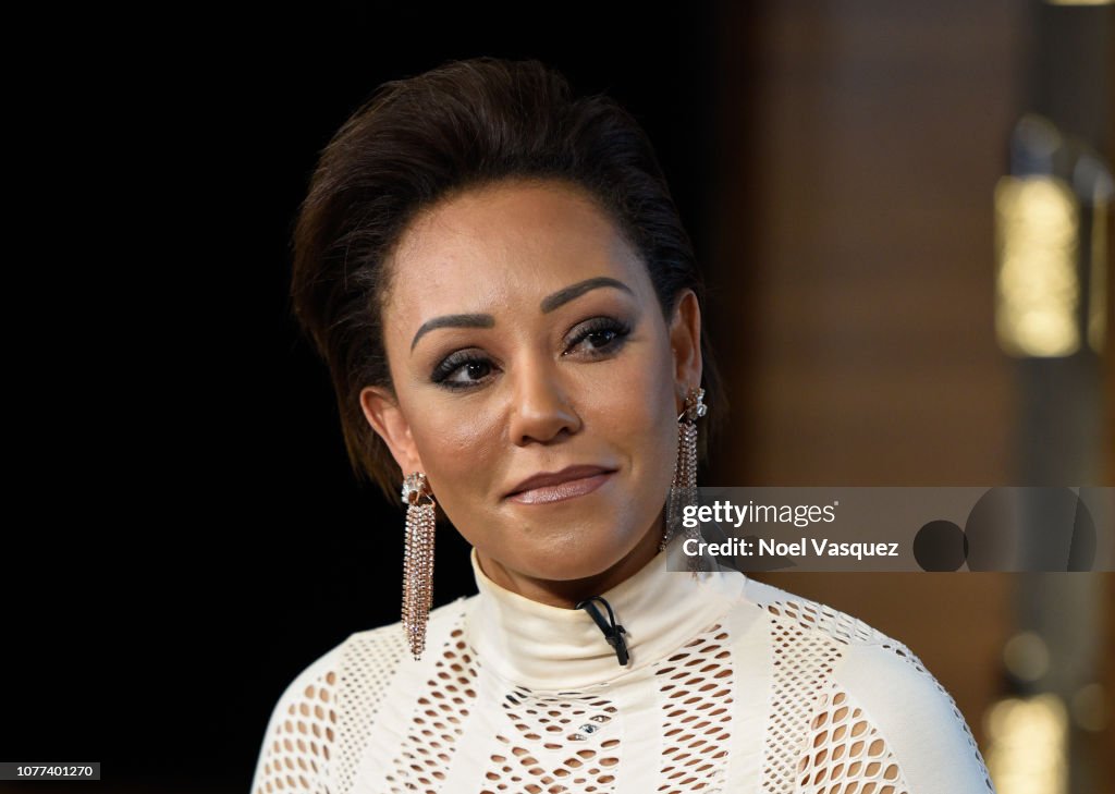 Mel B, Milo Ventimiglia And Zachary Levi Visit "Extra"