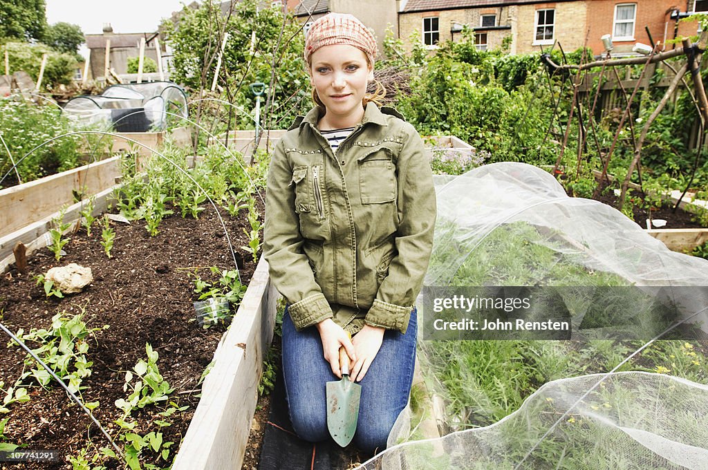 Inner city urban allotment gardening project