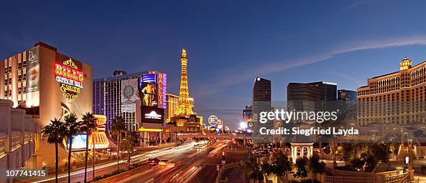 las vegas boulevard, central - las vegas bildbanksfoton och bilder