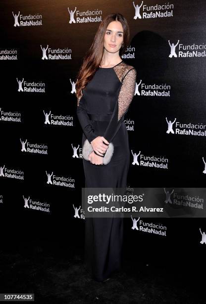 Spanish actress Paz Vega attends "Rafa Nadal Foundation" Charity Gala at Cibeles Palace on December 22, 2010 in Madrid, Spain.