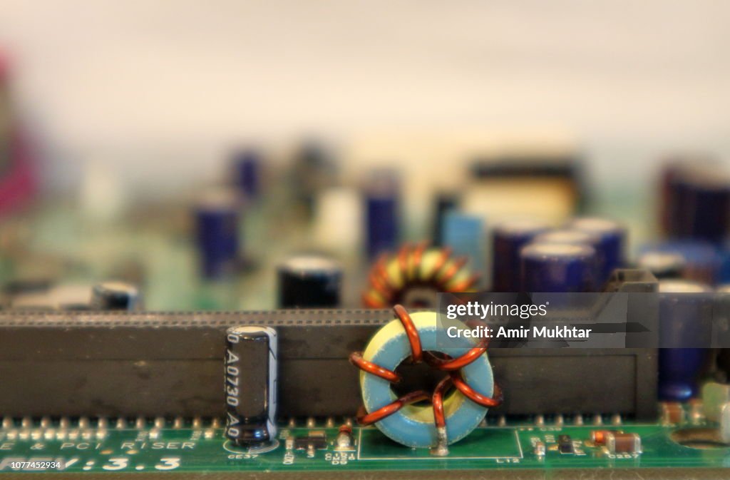 Computer Board With Circuits And Chips High-Res Stock Photo - Getty Images