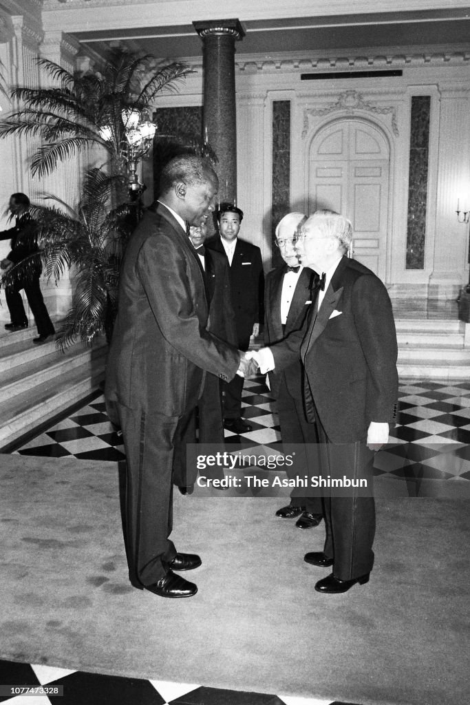 Kenyan President Daniel arap Moi Visits Japan