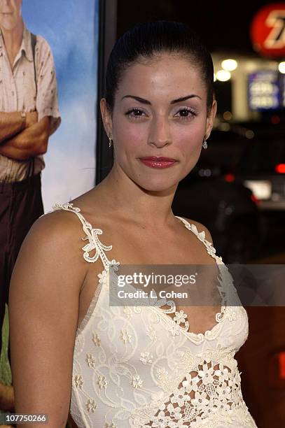 Emmanuelle Vaugier during "Secondhand Lions" Premiere - Red Carpet at Mann National Theatre in Westwood, California, United States.