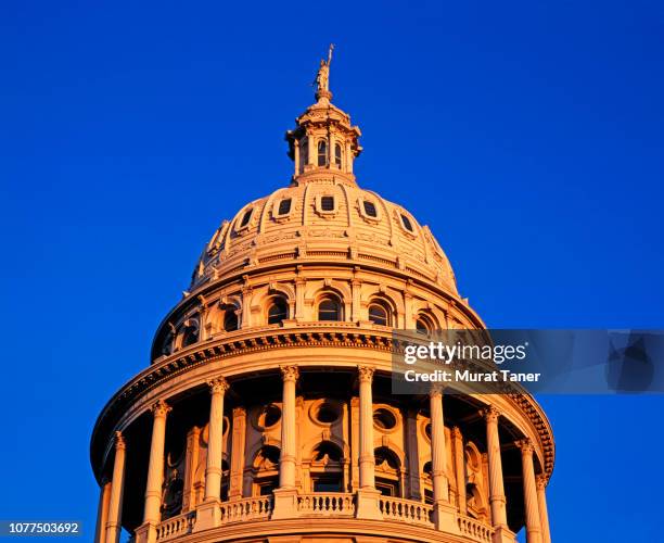 state capitol building of the state of texas in austin - capitólio do estado do texas imagens e fotografias de stock