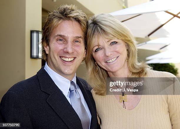 West Coast Director of W, John Livesay and Cheryl Tiegs