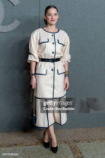 Marion Cotillard attends the Chanel Metiers D'Art 2018/19 Show at The Metropolitan Museum of Art on December 04, 2018 in New York City.