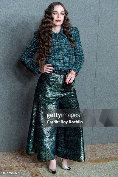 Hailey Gates attends the Chanel Metiers D'Art 2018/19 Show at The
