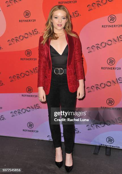 Jade Pettyjohn attends Refinery29's 29Rooms Los Angeles 2018: Expand Your Reality at The Reef on December 04, 2018 in Los Angeles, California.