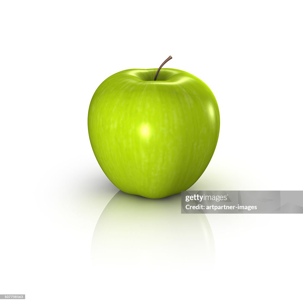 Fresh Green Apple with lots of Vitamins