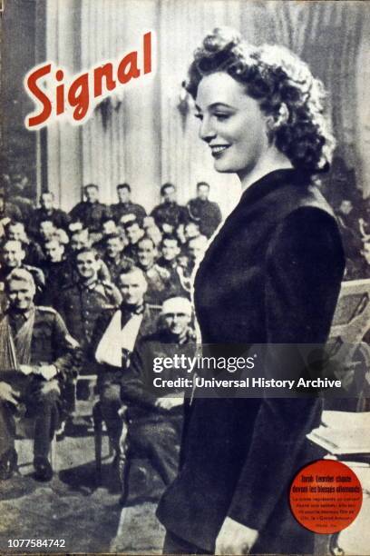 Zarah Leander , Swedish singer and actress whose greatest success was in Nazi Germany during the 1930s and 1940s. From 1936, she was contracted to...