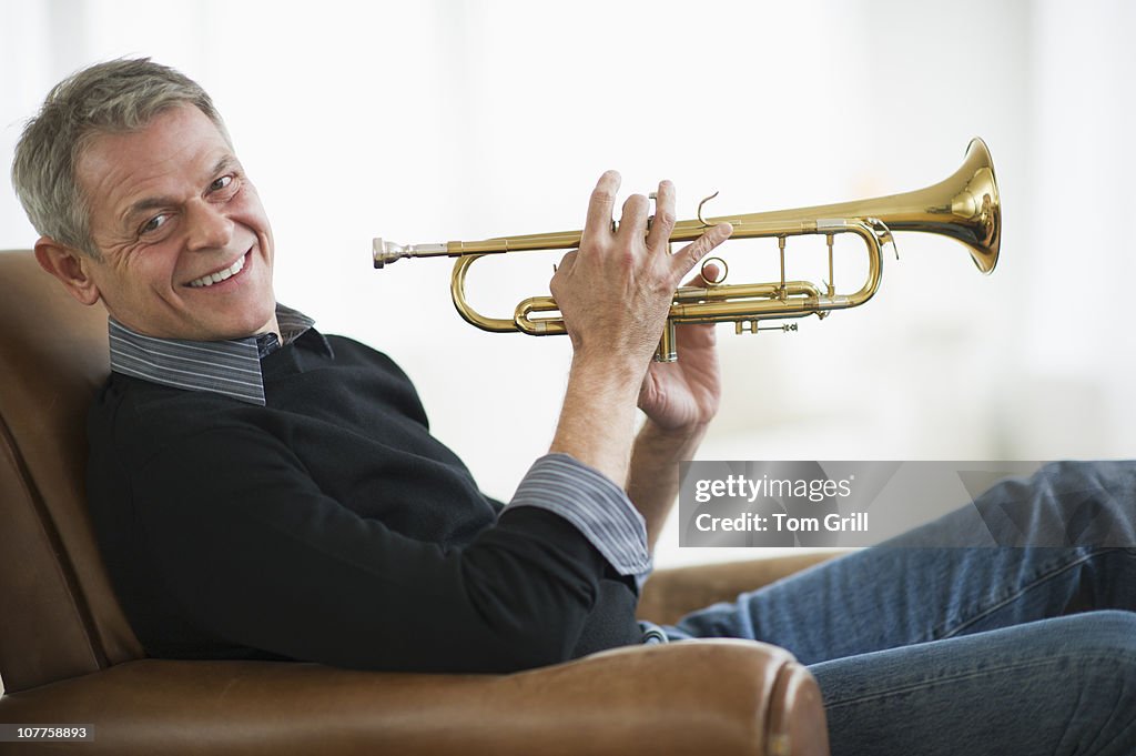 Man with trumpet