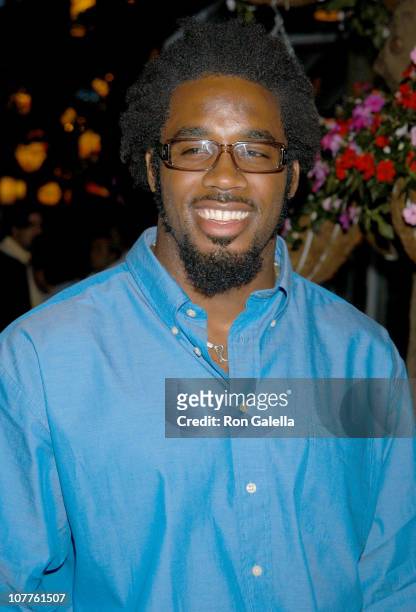 Dhani Jones during amfAR's 12th Annual "Boathouse Rock" Party - Arrivals at Tavern on the Green in New York City, New York, United States.