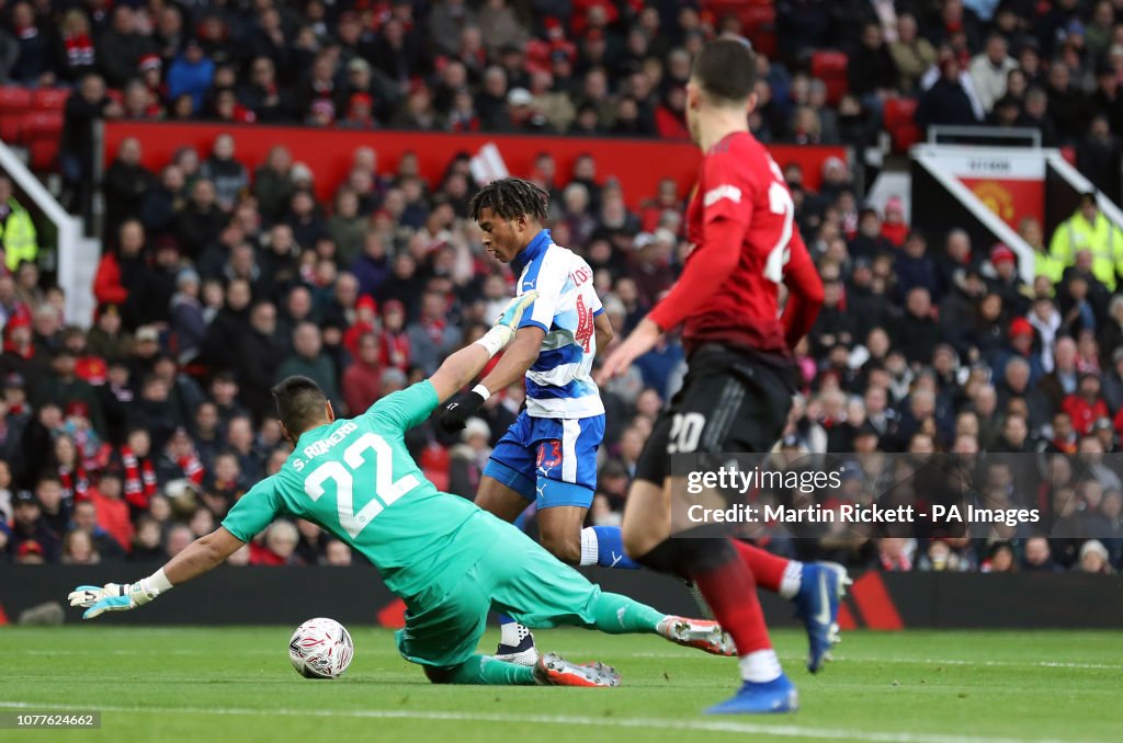 Manchester United v Reading - Emirates FA Cup - Third Round - Old Trafford