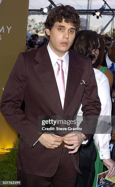 John Mayer during The 46th Annual GRAMMY Awards - Arrivals at Staples Center in Los Angeles, California, United States.