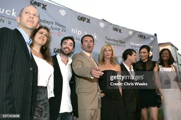 Writer Ryan Murphy, Roma Maffia, John Hensley, Julian McMahon, Joely Richardson, Dylan Walsh, Famke Janssen and Aisha Tyler