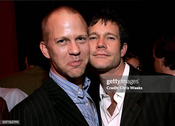 Ryan Murphy and Dylan Walsh during "Nip/Tuck Season 2" Premiere - Afterparty at The Forbidden City in Los Angeles, California, United States.