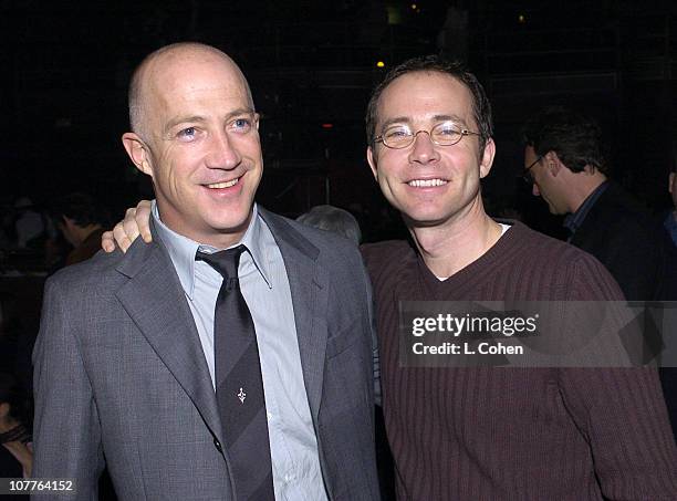 S Bryan Lourd and Richard Lovett during Robi Draco Rosa - Showcase at The El Rey Theatre in Los Angeles, California, United States.
