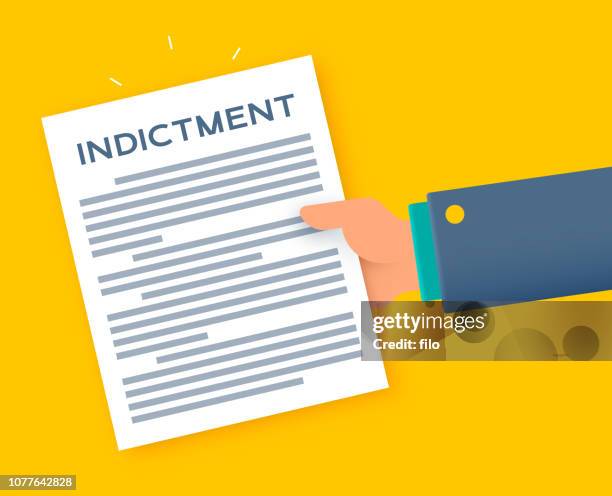 indictment - redacted stock illustrations