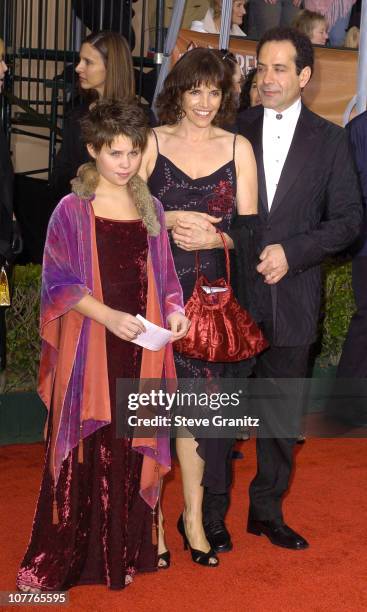 Tony Shalhoub, Brooke Adams and their daughter Sophie