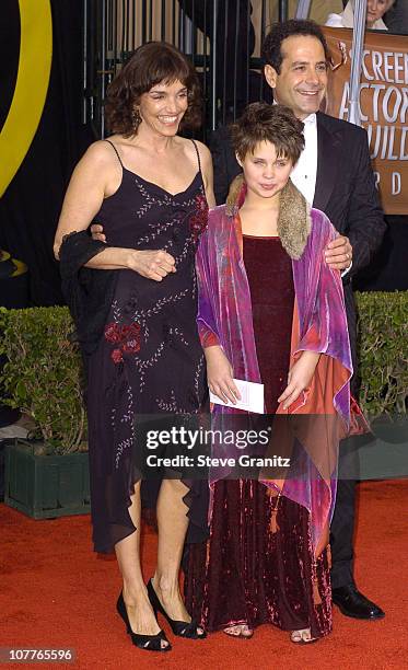 Tony Shalhoub, Brooke Adams and their daughter Sophie