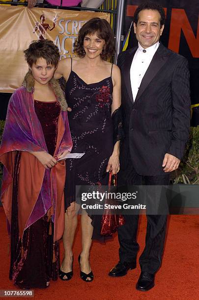 Tony Shalhoub, Brooke Adams and their daughter Sophie