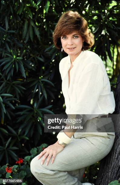 Actress Linda Gray who played Sue Ellen Ewing July 12 , 1983 in Los Angeles, California