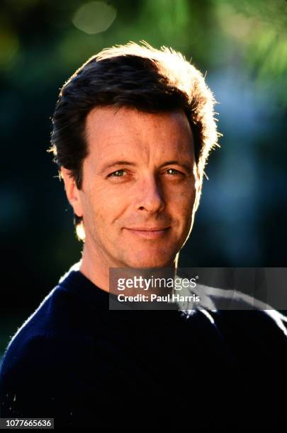 Ian Ogilvy is an English actor and novelist , he married Kathryn Holcomb in 1992, photographed February 26, 1991 in his home in Hidden Hills, Los...