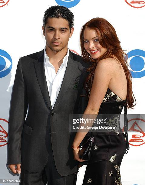 Wilmer Valderrama and Lindsay Lohan during The 5th Annual Latin GRAMMY Awards - Arrivals at Shrine Auditorium in Los Angeles, California, United...