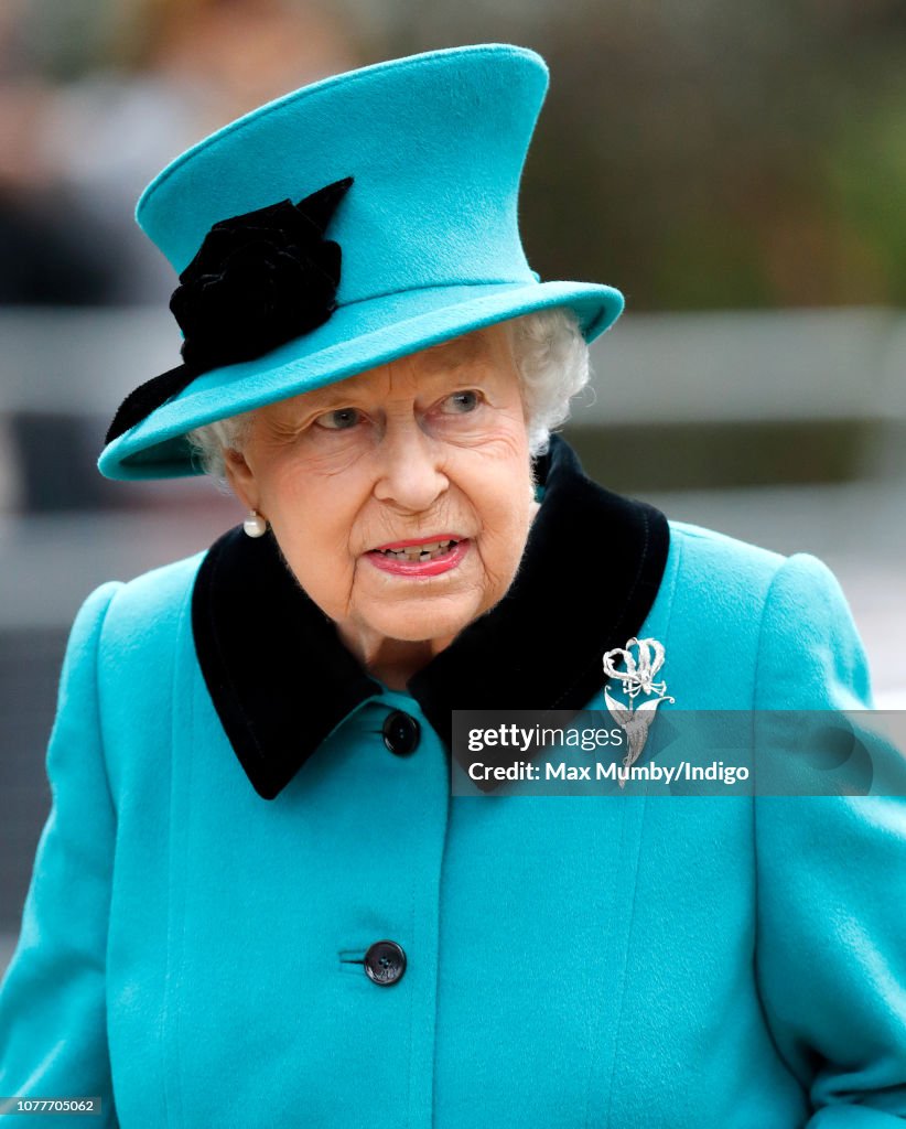 The Queen Opens Coram's Queen Elizabeth II Centre