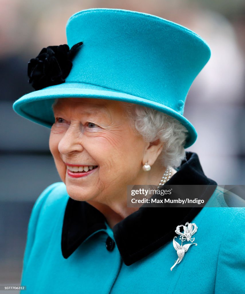 The Queen Opens Coram's Queen Elizabeth II Centre