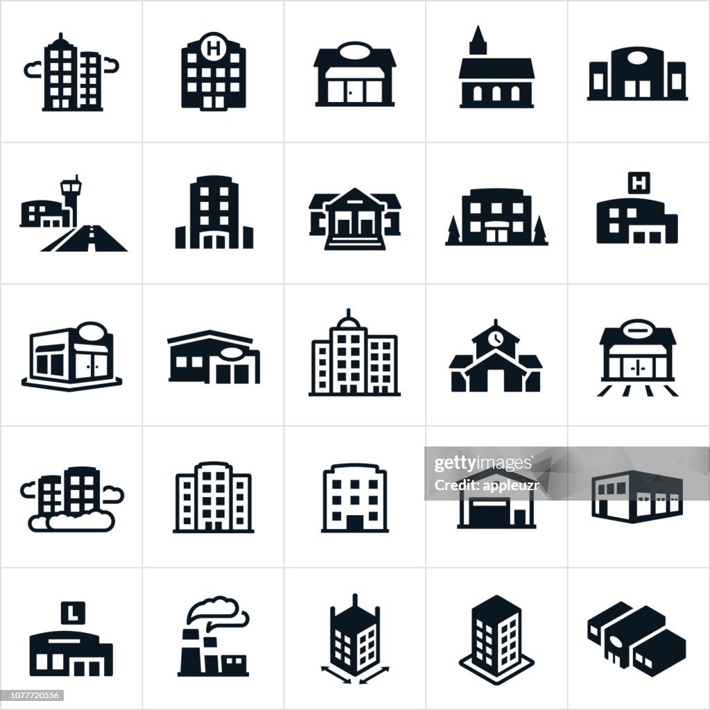 Buildings Icons