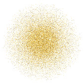 Gold glitter gradient stack