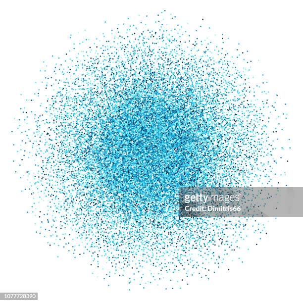 blaue vektor glitzer gradient stack - confetti explosion stock-grafiken, -clipart, -cartoons und -symbole