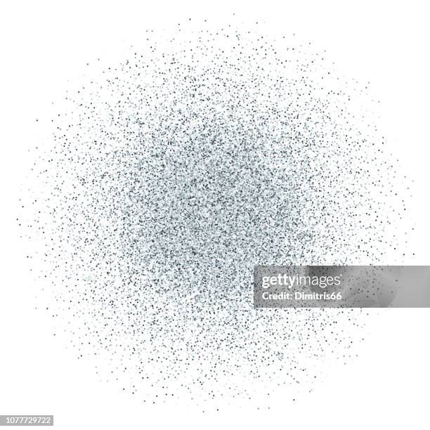 silber glitzer gradient stack - silver-glitter-white-background stock-grafiken, -clipart, -cartoons und -symbole