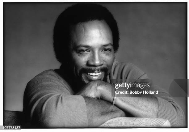 Musician, composer and producer Quincy Jones poses for a portrait in 1981 in Los Angeles, California.