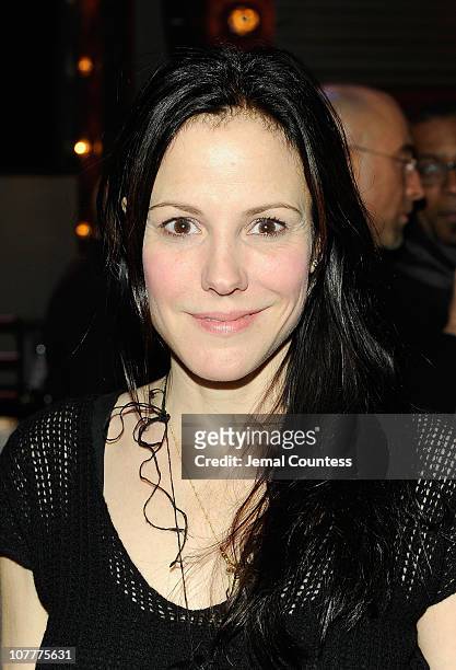 Actress Mary-Louise Parker attends the opening night of the American Ballet Theatre production of "The Nutcracker" at Brooklyn Academy of Music on...