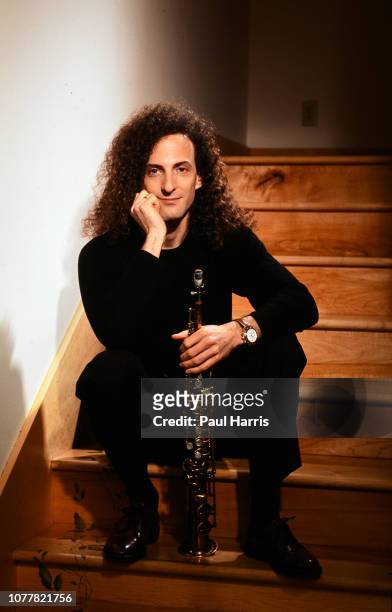 Kenny G At home , born Kenneth Bruce Gorelick, better known by his stage name Kenny G, is an American saxophonist. His 1986 album, Duotones, brought...