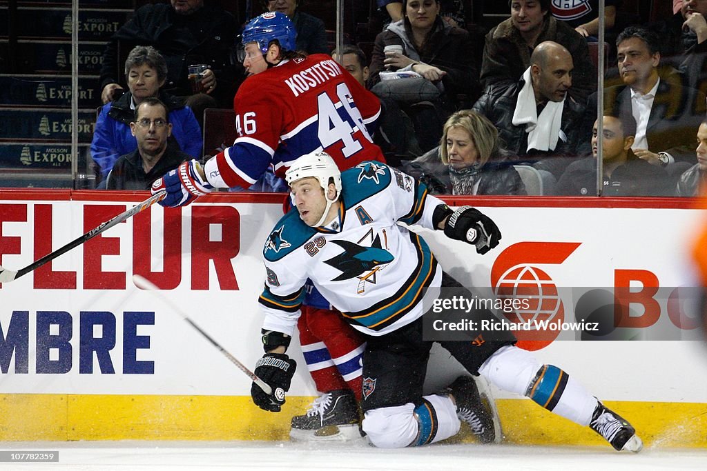 San Jose Sharks v Montreal Canadiens