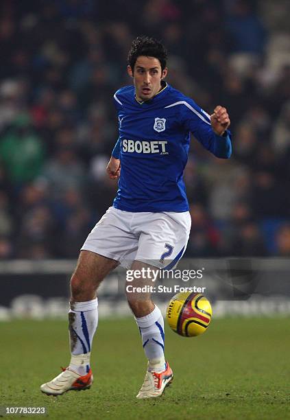 Peter Whittingham of Cardiff City in action during the npower Championship game between Cardiff City and Coventry City at Cardiff City Stadium on...