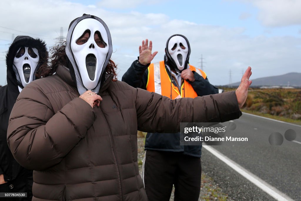 Prime Minister Jacinda Ardern Visits Tiwai Point Aluminium Smelter