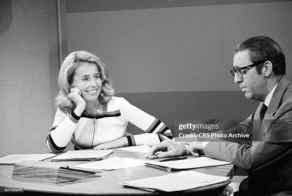 Anchor Rudd NEWS co-anchors Sally Quinn and Hughes Rudd. Image dated Monday ...