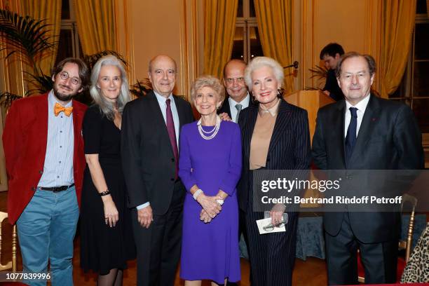 Nicolas d'Estienne d'Orves, Tatiana de Rosnay, Alain Juppe, Helene Carrere d'Encausse, Vladimir Fedorovski, Founder of "Cercle des Lettres" Monique...