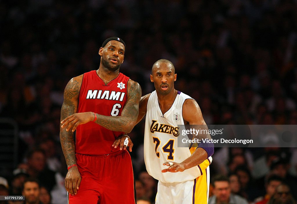 Miami Heat v Los Angeles Lakers